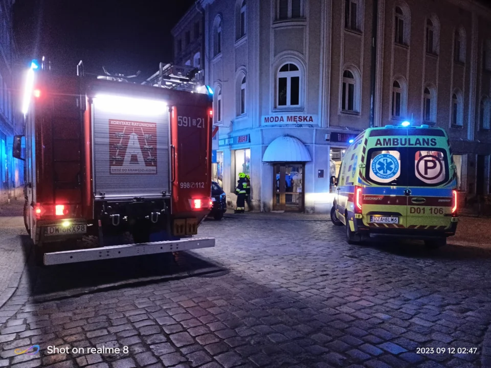 Akcja strażaków w nocy 12 września