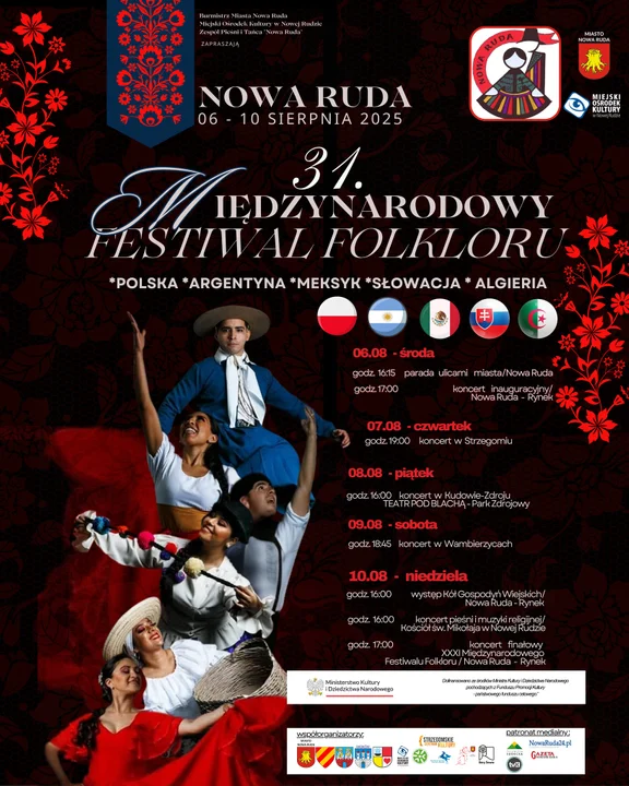 Nowa Ruda. W środę początek 31. Międzynarodowego Festiwalu Folkloru
