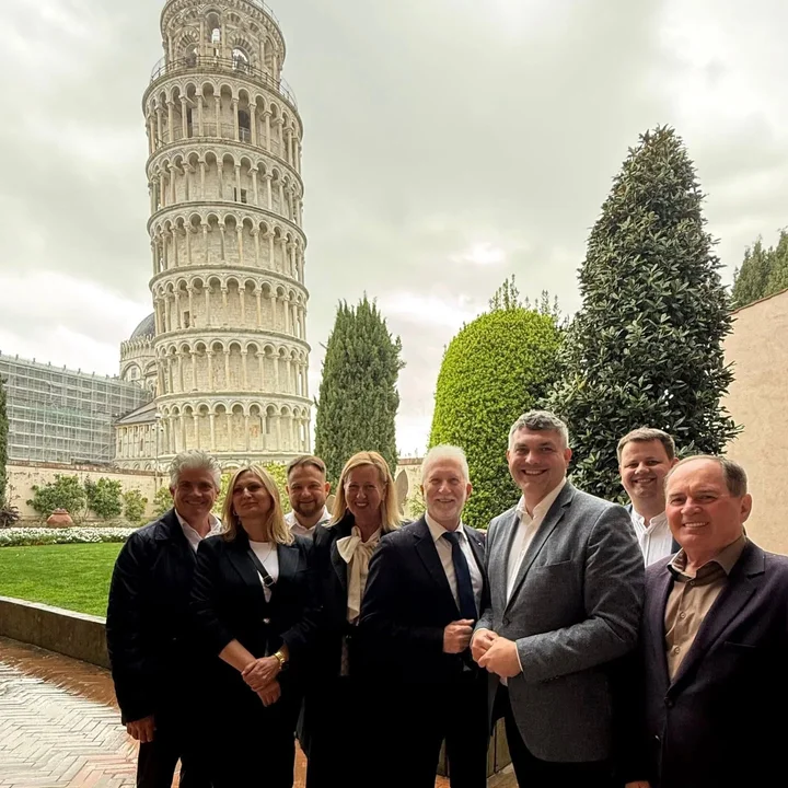 Marcin Orzeszek odwiedził włoską Pizę