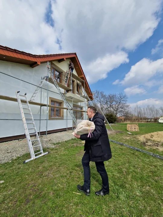 Gmina Stoszowice. Wójt odwiedził najmłodszych mieszkańców gminy