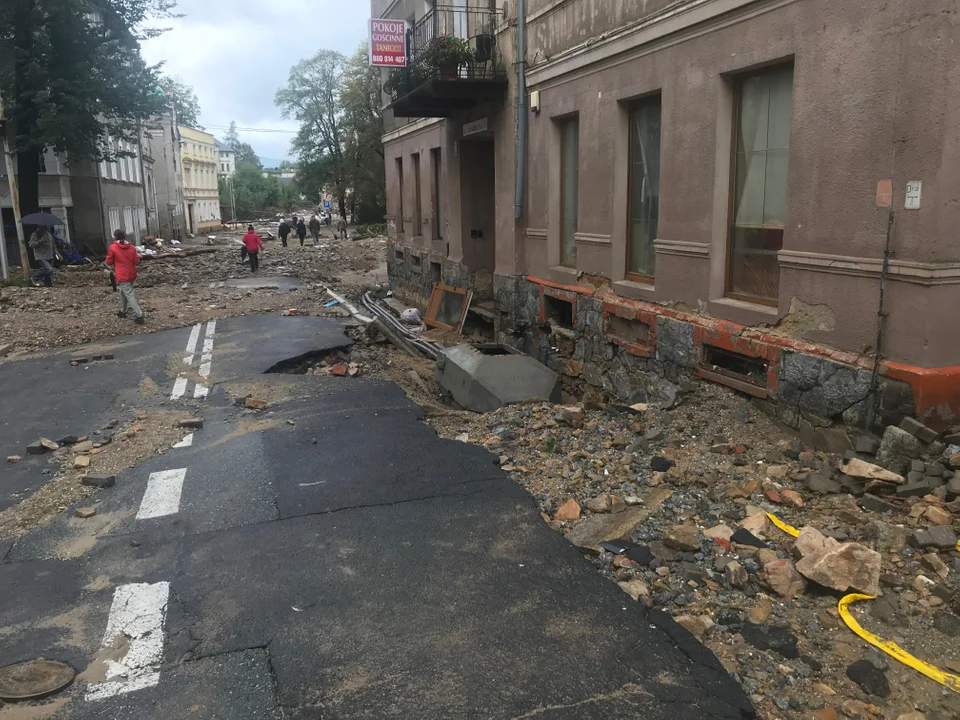 Lądek-Zdrój. Żywioł niszczył wszystko, co spotkał na swojej drodze