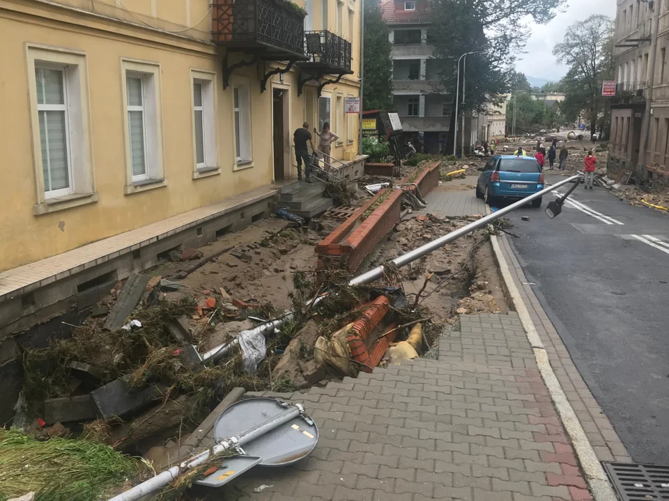 Lądek-Zdrój. Żywioł niszczył wszystko, co spotkał na swojej drodze