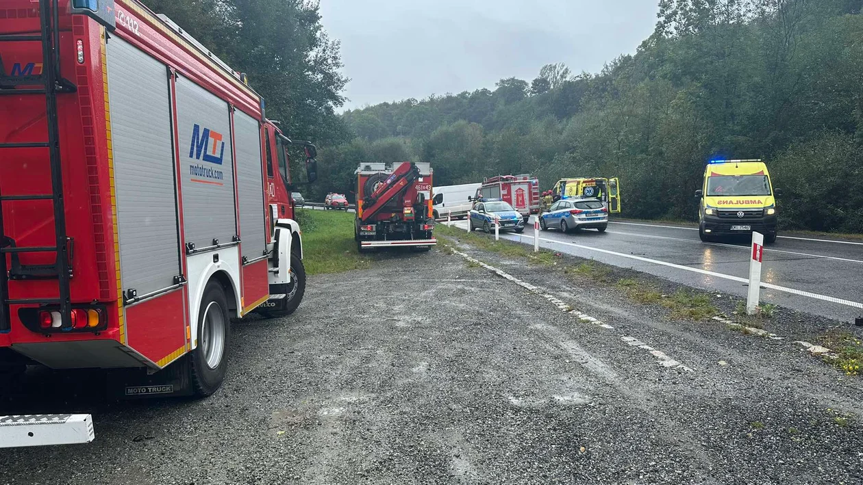 Śmiertelny wypadek na krajowej ósemce