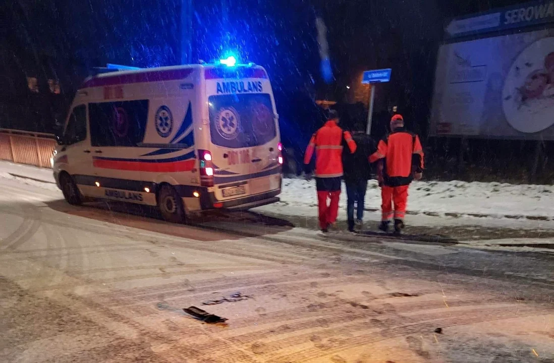 Wypadek na skrzyżowaniu krajowej ósemki z ulicą Bohaterów Getta - Zdjęcie główne