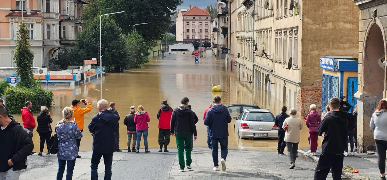 Powódź 2024. Najnowsze zdjęcia z Kłodzka - 15 września, godz. 14:45