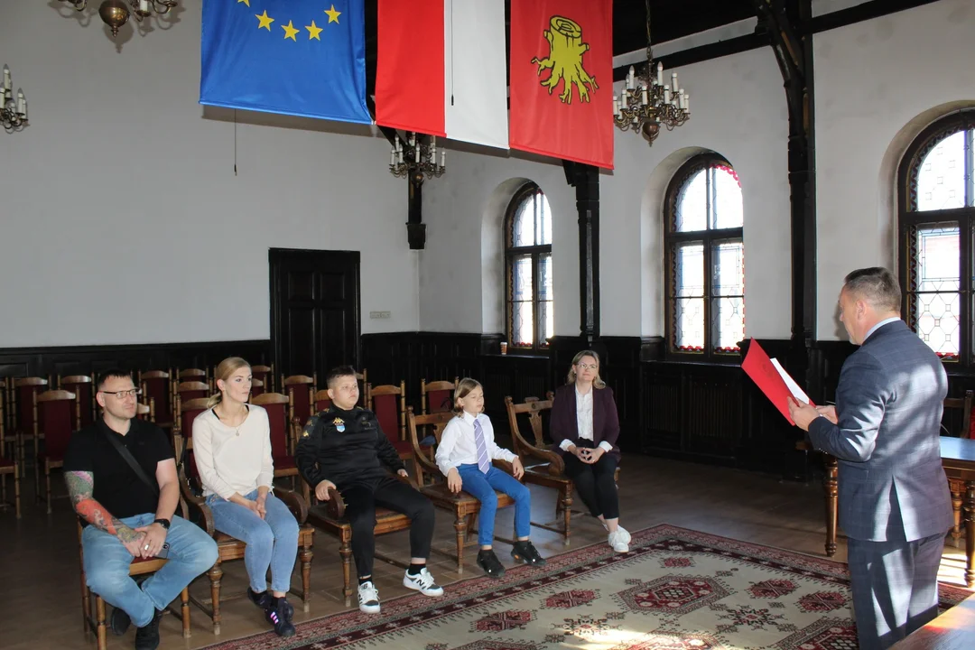 Nowa Ruda. Stypendia sportowe burmistrza dla Miłosza Lasoty i Antoniego Kossaka [galeria]
