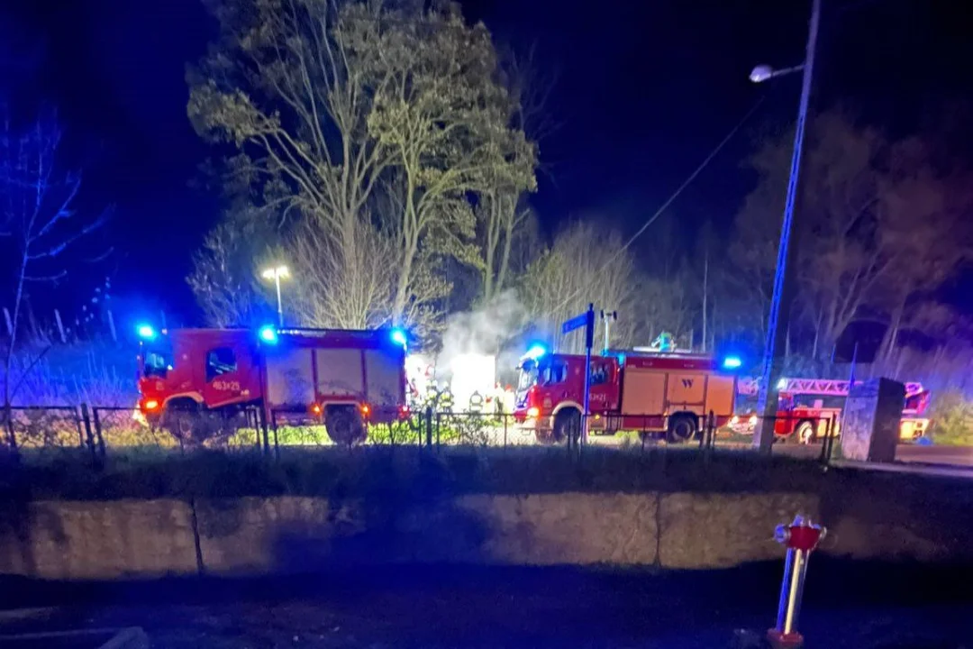 Gmina Nowa Ruda. Pożar pustostanu w Ludwikowicach Kłodzkich