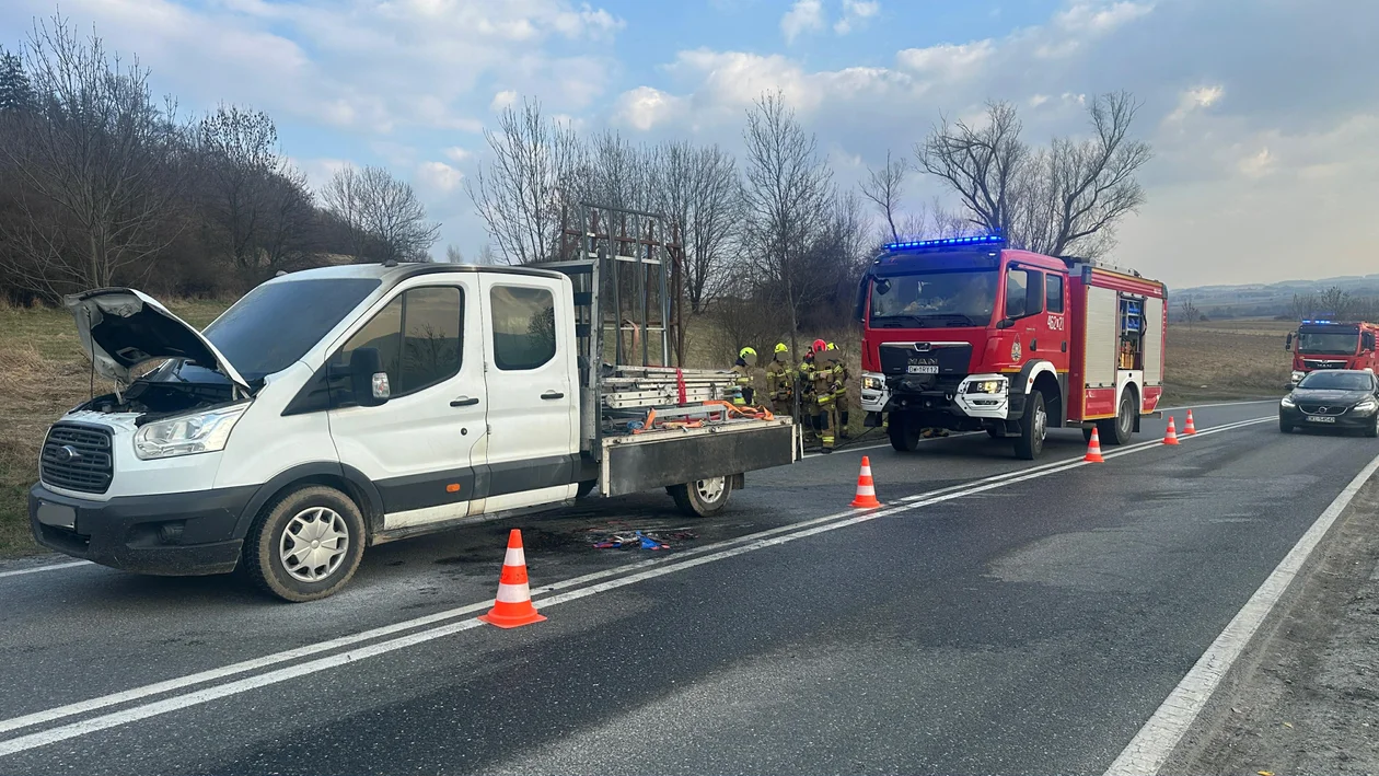 Mielnik - pożar auta na K33