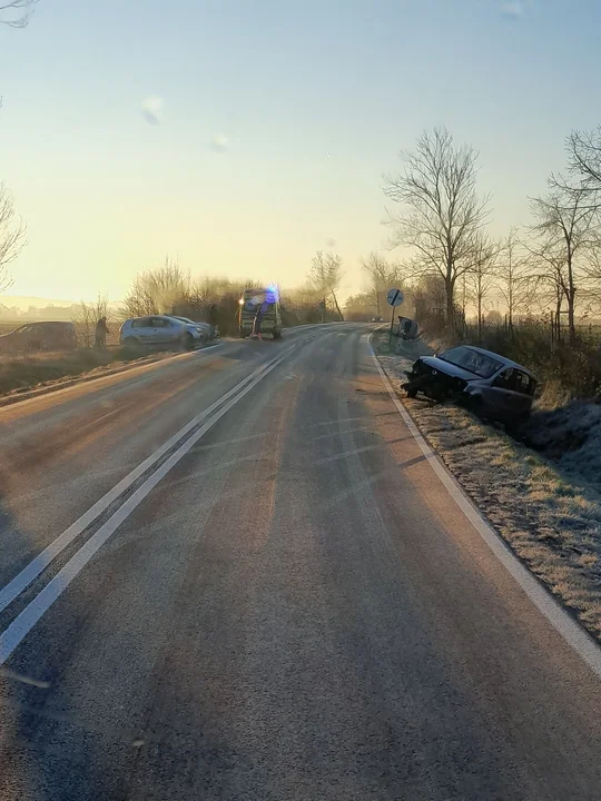 Wypadek na trasie Ząbkowice Śl. - Kamieniec Ząbkowicki