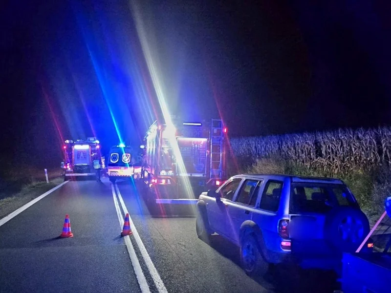 Szklary. Wypadek na krajowej ósemce