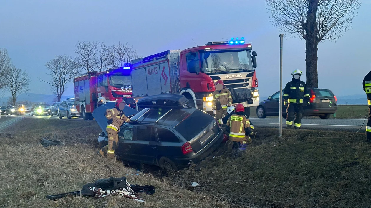 Szalejów Dolny - zdarzenie drogowe na DK8