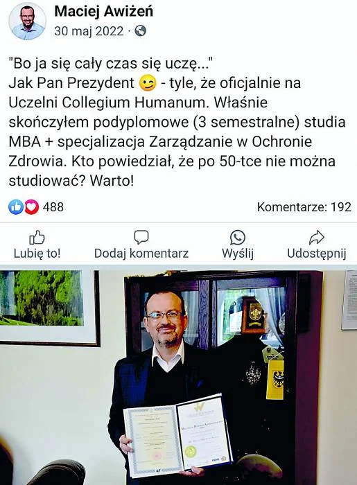 Politycy, wojewoda, samorządowcy – czy ich dyplomy MBA są coś warte?