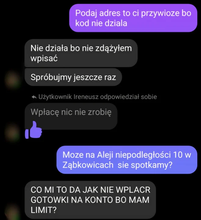 Powiat ząbkowicki. Kobieta oszukana na Blika - Zdjęcie główne