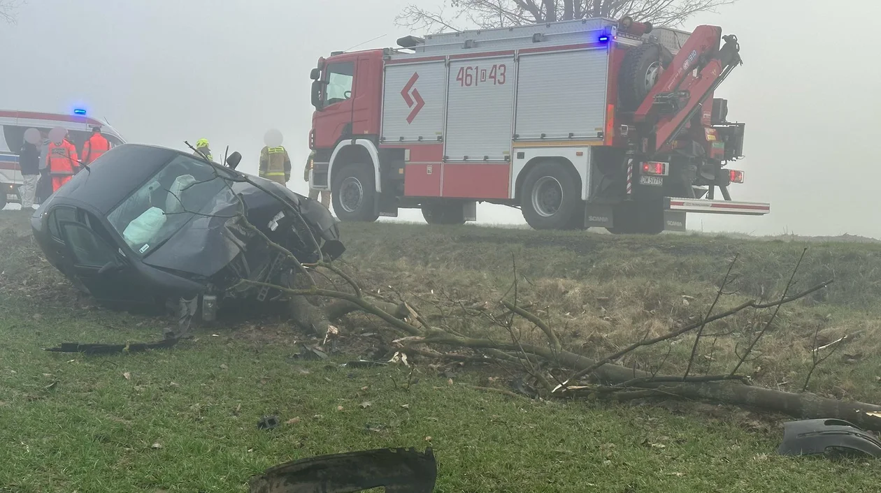 Poranne zdarzenie między Święckiem a Bożkowem [aktualizacja] - Zdjęcie główne