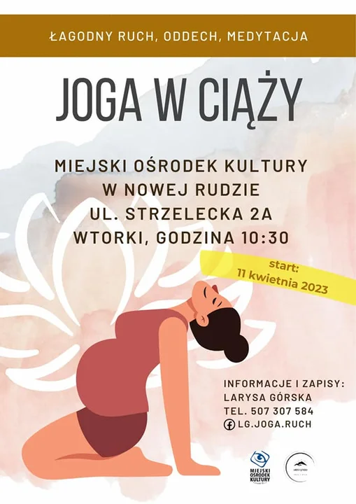 Nowa Ruda. Yoga dla kobiet w ciąży w Miejskim Ośrodku Kultury