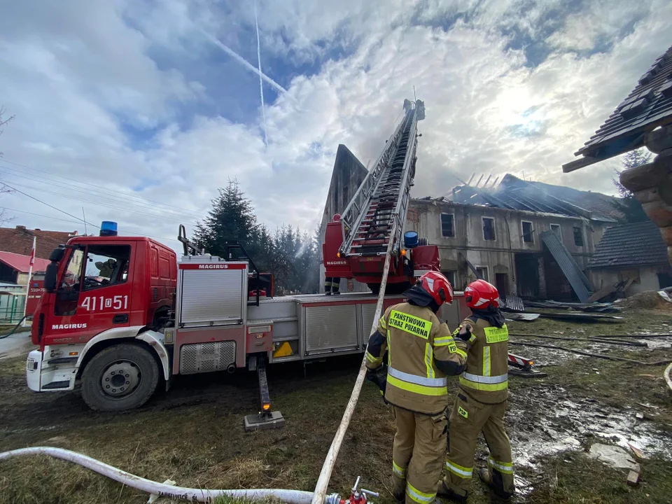 Gmina Ciepłowody. Pożar w Brochocinie - Zdjęcie główne