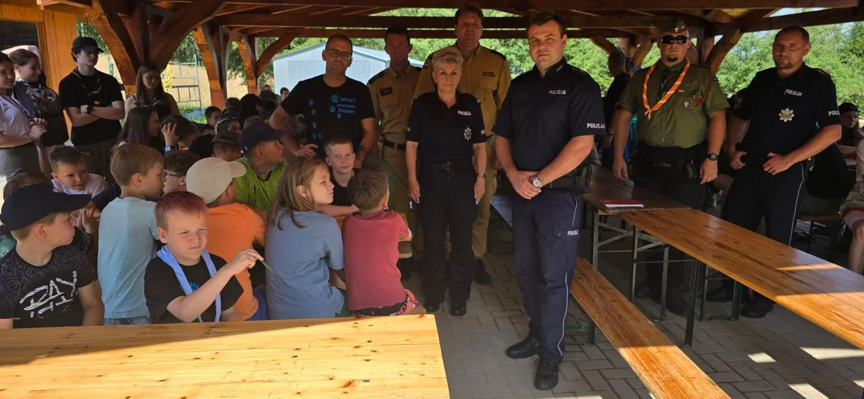 Powiat Kłodzki. Strażacy i policjanci skontrolowali obozy harcerskie w Marianówce