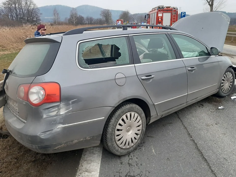 Groźny wypadek na krajowej ósemce, między Bardem, a Przyłękiem