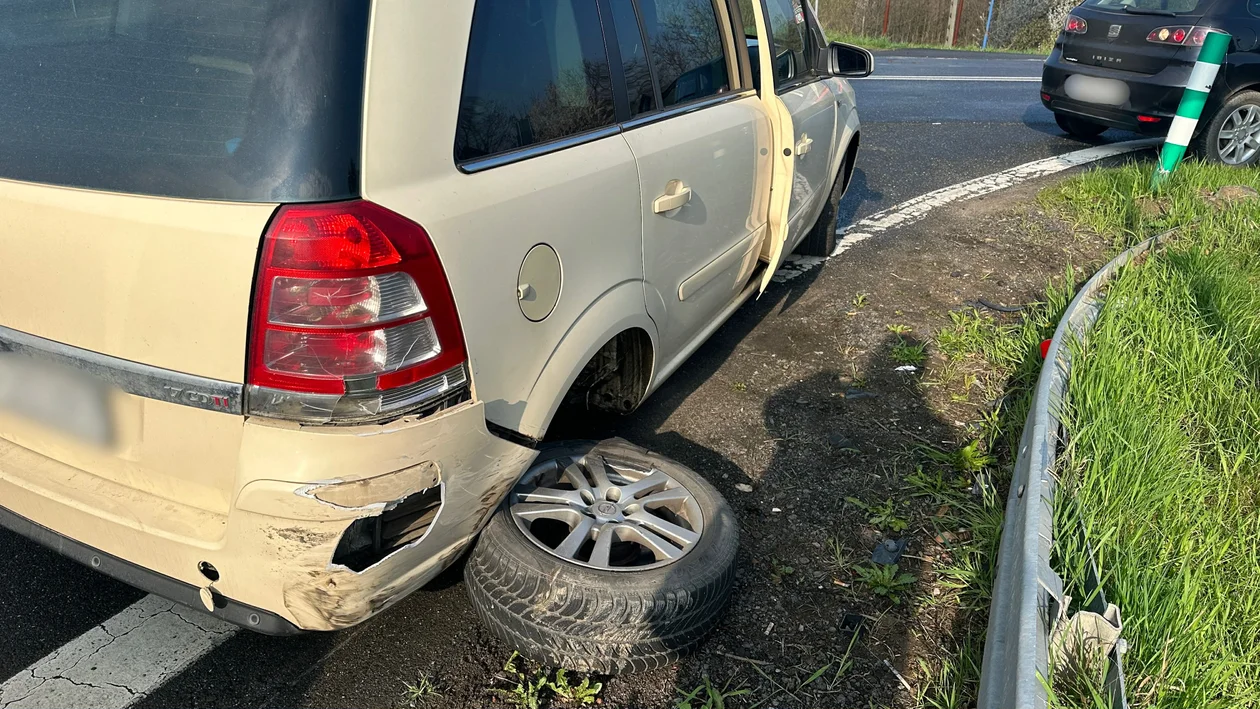 Kłodzko - kolizja na skrzyżowaniu ul. Piłsudskiego i Zamiejskiej