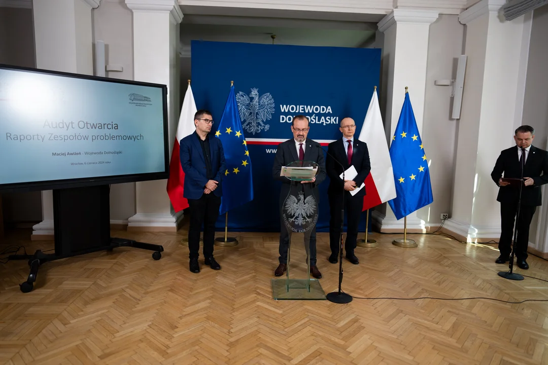 Kolejna konferencja Prasowa Wojewody Dolnośląskiego dotycząca raportów z audytu