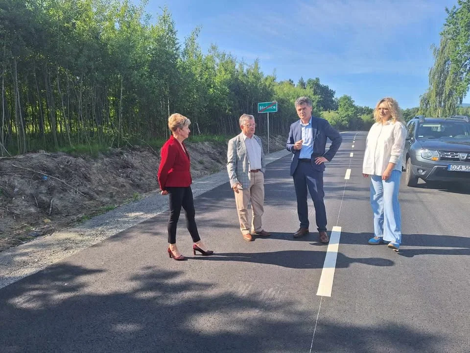 Przebudowa drogi w Błotnicy zakończona – inwestycja sfinansowana w 100% ze środków zewnętrznych