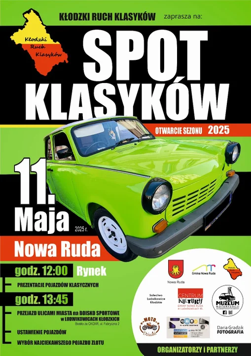 Spot Klasyków w Nowej Rudzie - 11 maja otwarcie sezonu n