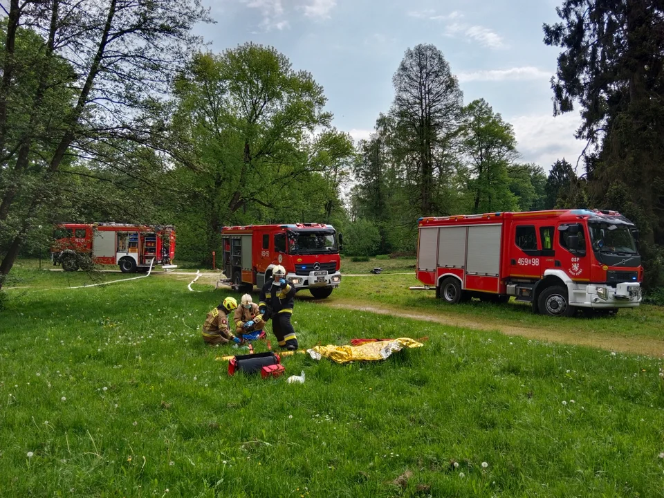 Strażacy ćwiczyli w Trzebieszowicach [zdjęcia]