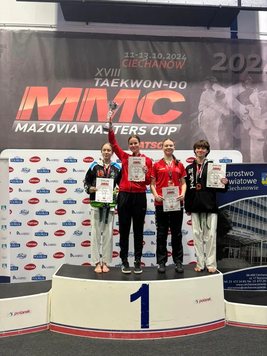 4 medale zawodników klubu Taekwon-do ITF Nowa Ruda & TKD Kids na XVIII Mazovia Masters Cup 2024 [galeria]