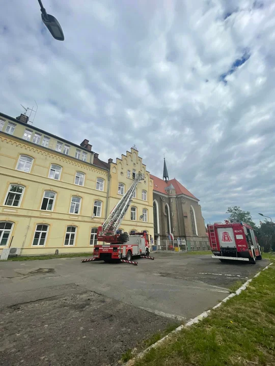 Pożar w kłodzkim szpitalu. Na szczęście, to tylko ćwiczenia