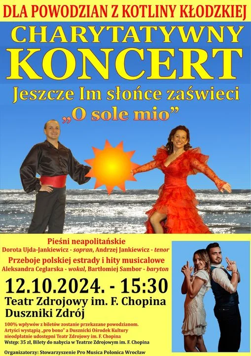 Duszniki-Zdrój. W sobotę charytatywny koncert w Teatrze Zdrojowym - Zdjęcie główne