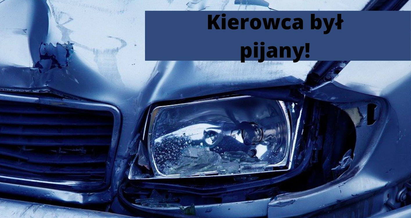 Wolany. Pijany kierowca uderzył w dostawczego fiata  - Zdjęcie główne