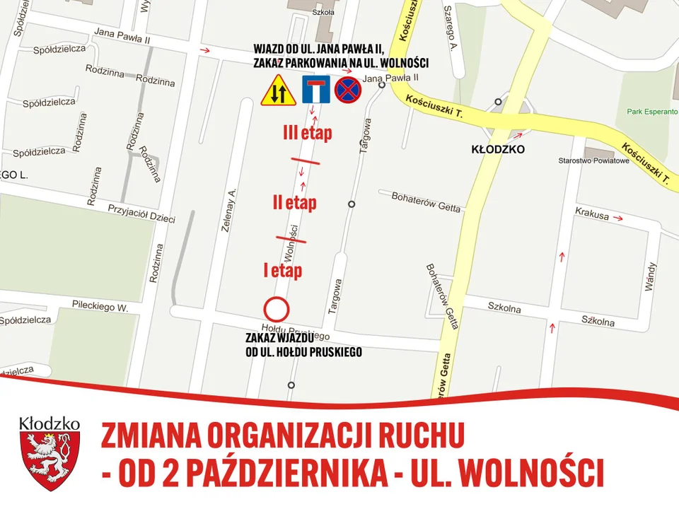 Kłodzko. Rozpocznie się remont ulicy Wolności - Zdjęcie główne