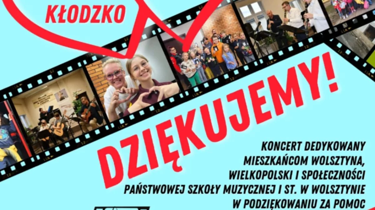 Koncert "Dziękujemy!" - Wyjątkowe podziękowania od uczniów kłodzkiej szkoły muzycznej dla Wielkopolski - Zdjęcie główne