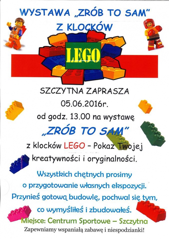 Wystawa "Zrób to sam" z klocków LEGO - Zdjęcie główne