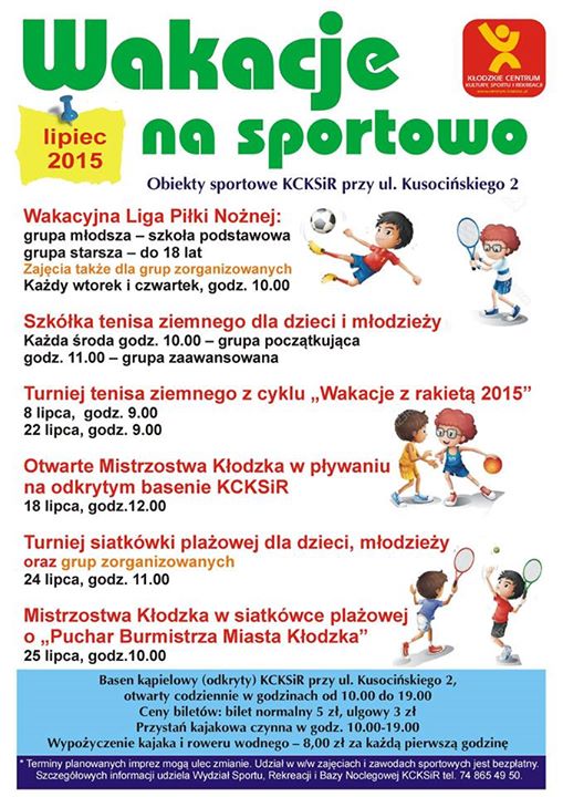 Wakacje na sportowo - Zdjęcie główne