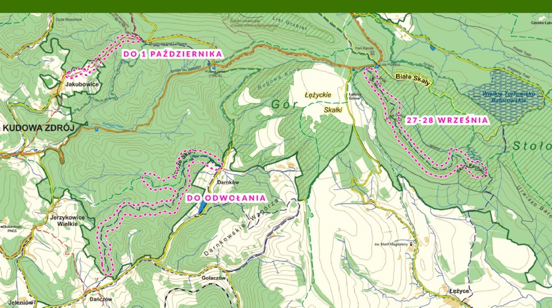 Park Narodowy Gór Stołowych zamyka kilka szlaków - Zdjęcie główne