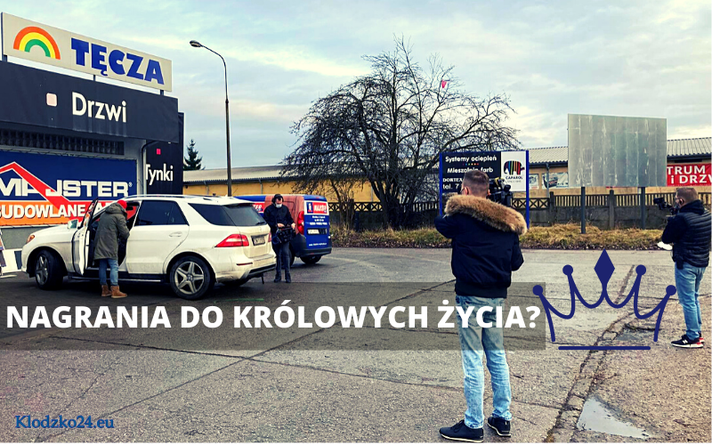 Dagmara Kaźmierska z Królowych Życia wraz z ekipą kręcą odcinek pod kłodzkim sklepem