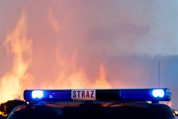 Pożar w Nowym Waliszowie - Zdjęcie główne