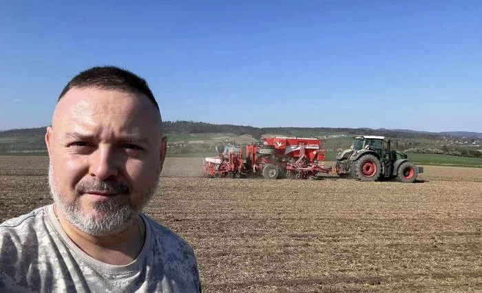 Protest rolników. Zasypani zbożem - Zdjęcie główne