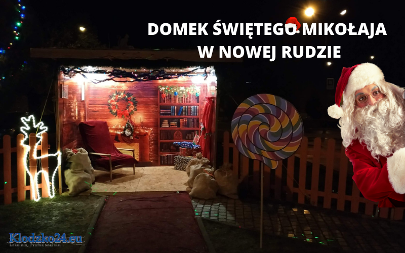 Miejski Ośrodek Kultury w Nowej Rudzie stworzył domek dla Mikołaja - Zdjęcie główne