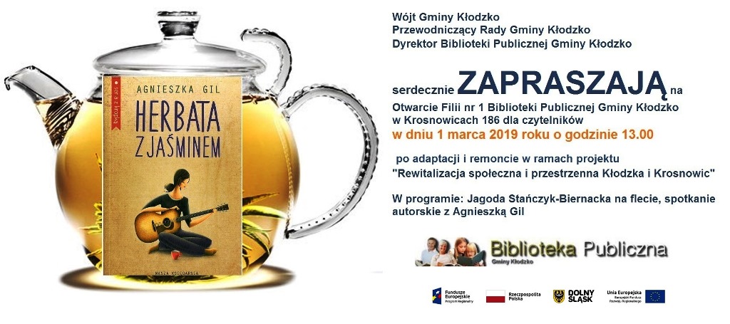 Agnieszka Gil na otwarciu biblioteki - Zdjęcie główne