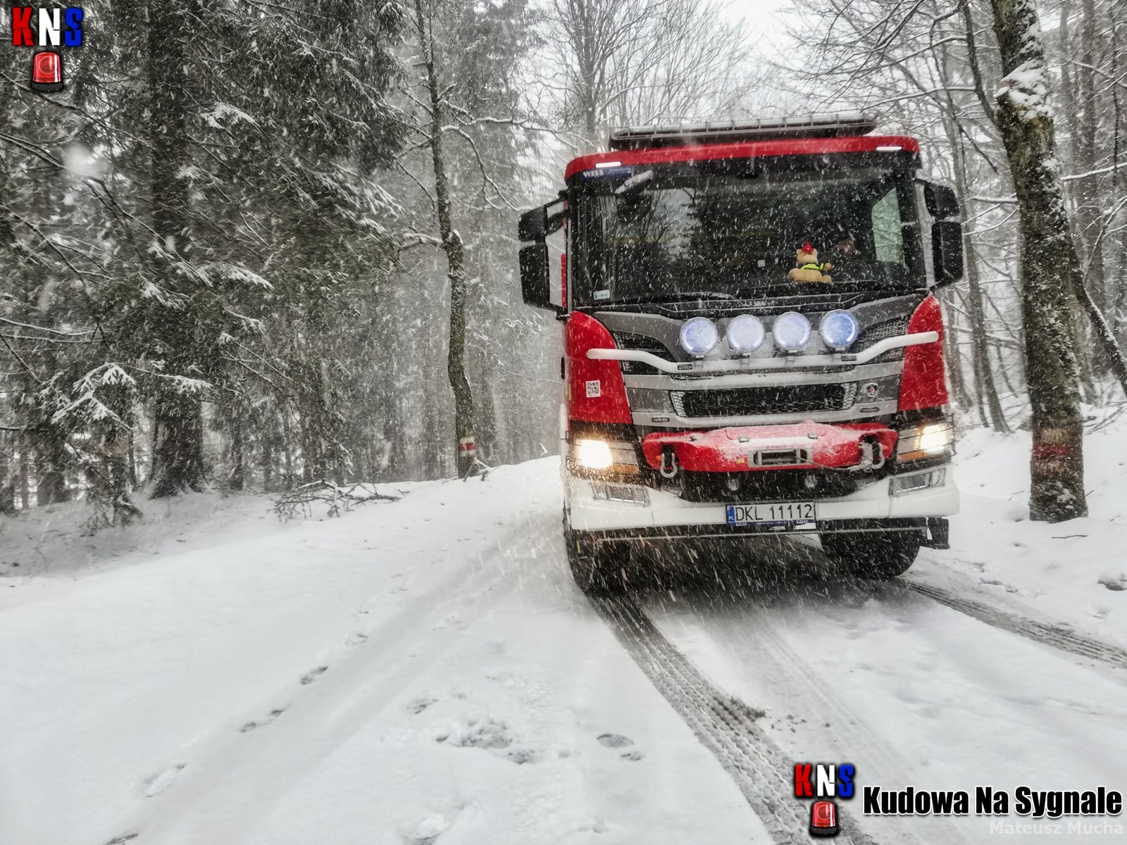 Karłów: Bus walnął w drzewo, a strażacy w drodze na miejsce doznali kolizji