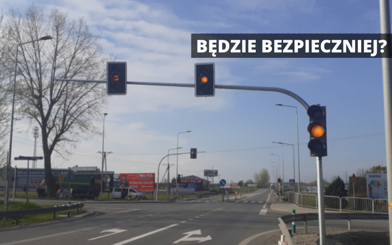 Kłodzko: Nowa sygnalizacja świetlna na skrzyżowaniu DK8 z ulicą Zajęczą - Zdjęcie główne