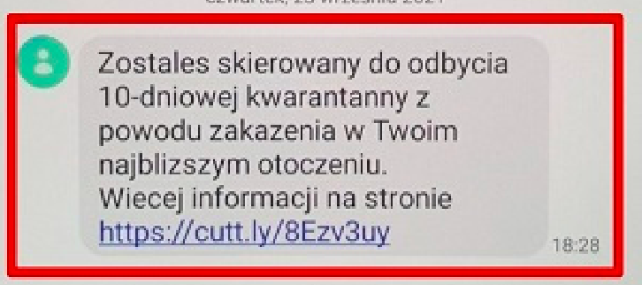 Powiat Kłodzki. Uwaga na fałszywe SMS-y o kwarantannie - Zdjęcie główne