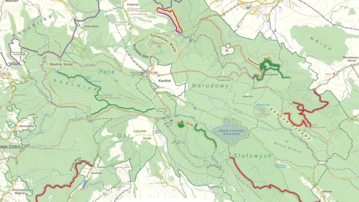 Park Narodowy Gór Stołowych aktualizuje sytuację na szlakach - Zdjęcie główne