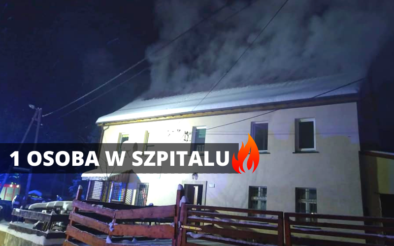 Nowa Ruda: Pożar domu wielorodzinnego w Bartnicy.  - Zdjęcie główne