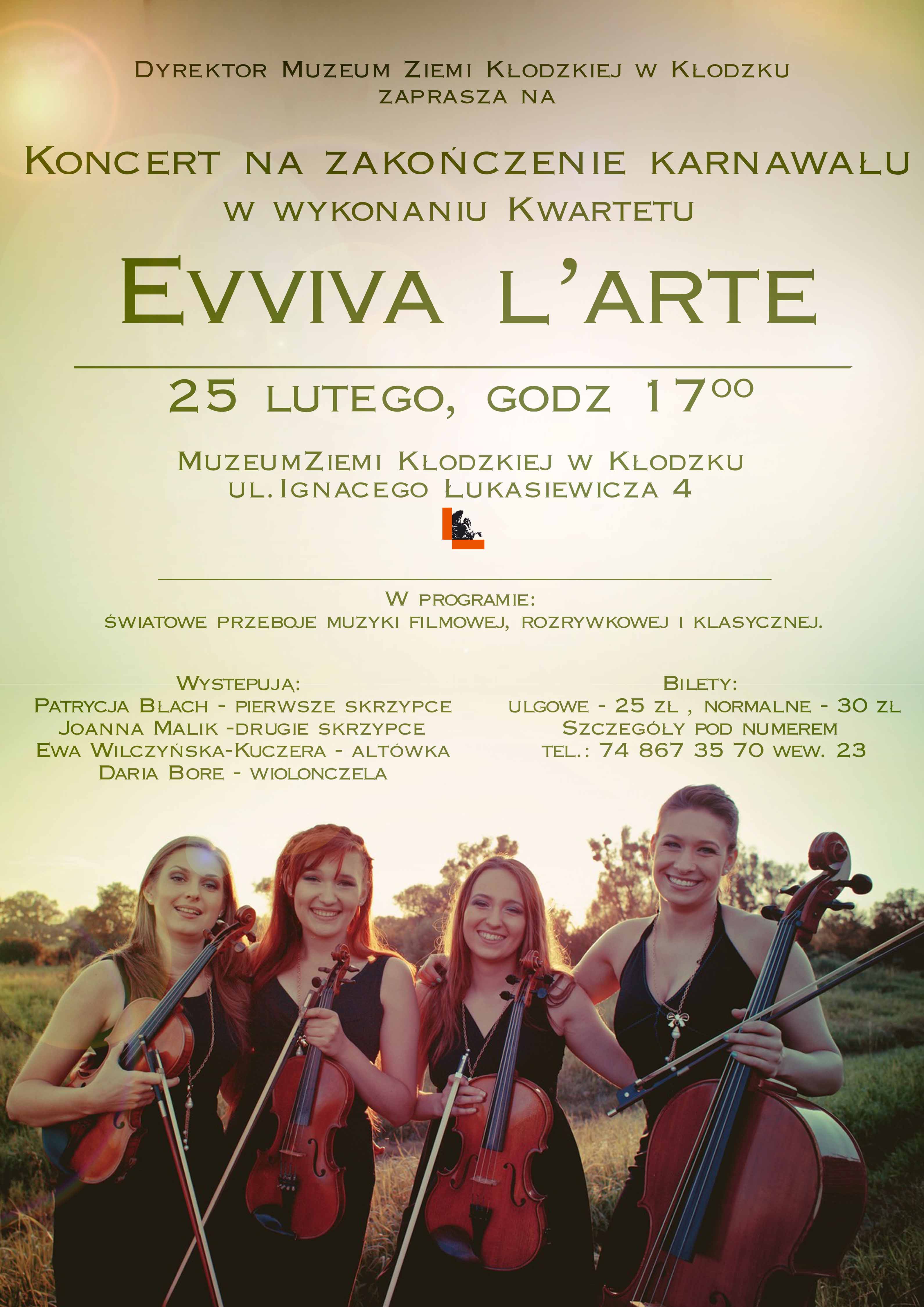Kwartet Evviva l'arte - Zdjęcie główne