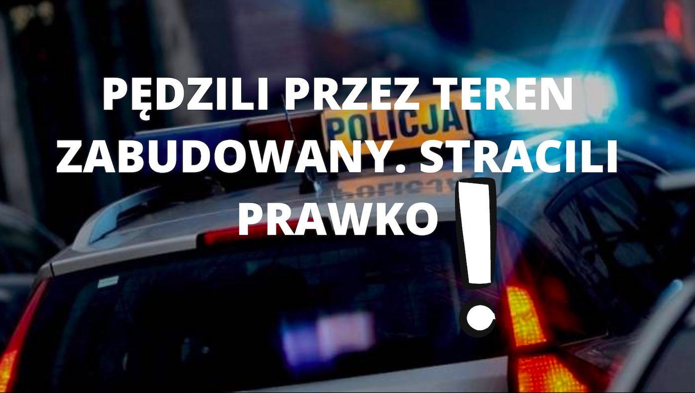 Ołdrzychowice Kł. Pędzili i stracili prawko - Zdjęcie główne