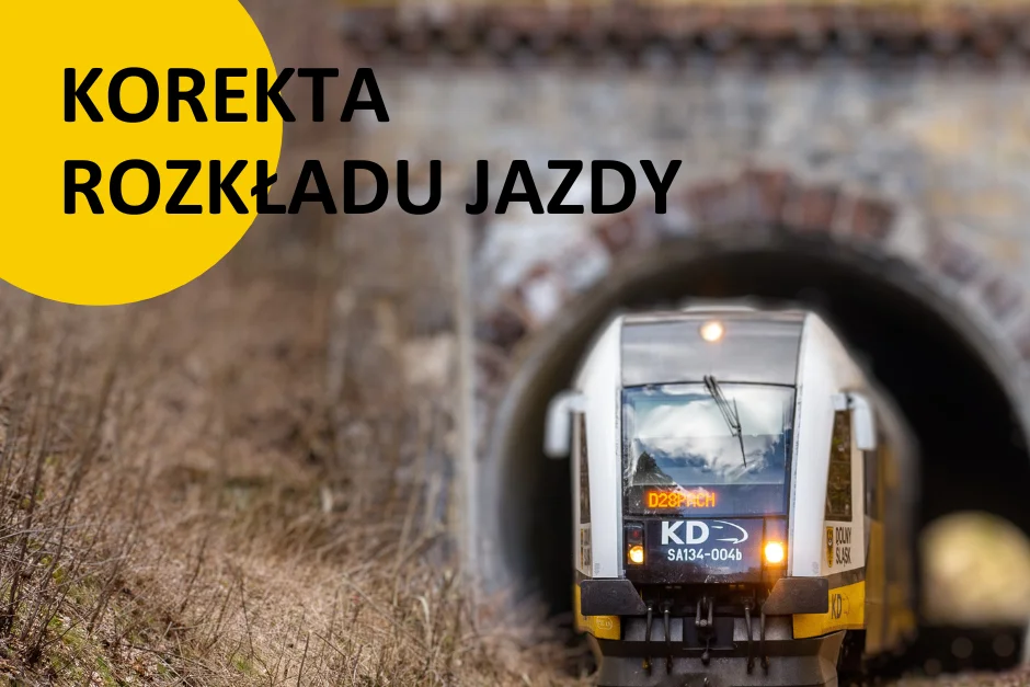 Korekta rozkładu jazdy pociągów Kolei Dolnośląskich – co się zmienia? - Zdjęcie główne