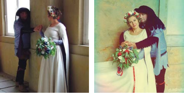 Ślub w zgodzie z tradycją średniowieczną - Zdjęcie główne